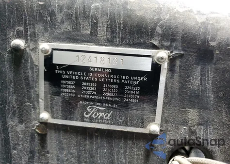 1926 Ford Model T from USA, damaged, VIN 12418191